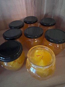 Confiture de mangue au safran