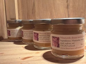 Moutarde douce au miel et au safran